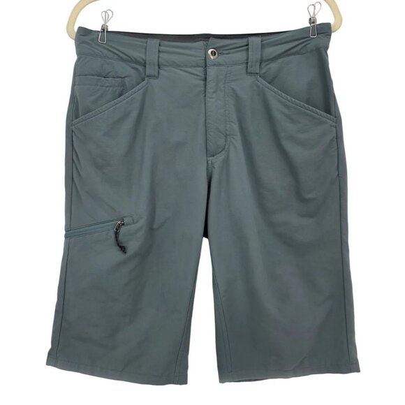 Patagonia Mens 30 Shorts Quandary 12 in Gray Nylon Pockets Outdoor Hiking - Picture 12 of 12